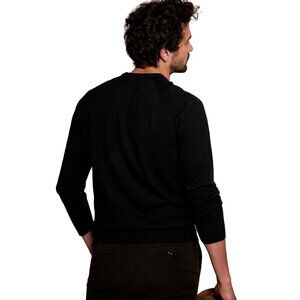 Bruffa Banana Republic CENTO Italian MERINO Wool Crewneck Sweater Blue